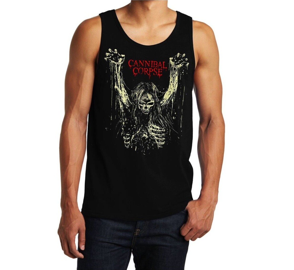 Cannibal Corpse Death Metal Band Black Tank Top Men&rsquo;s Sizes