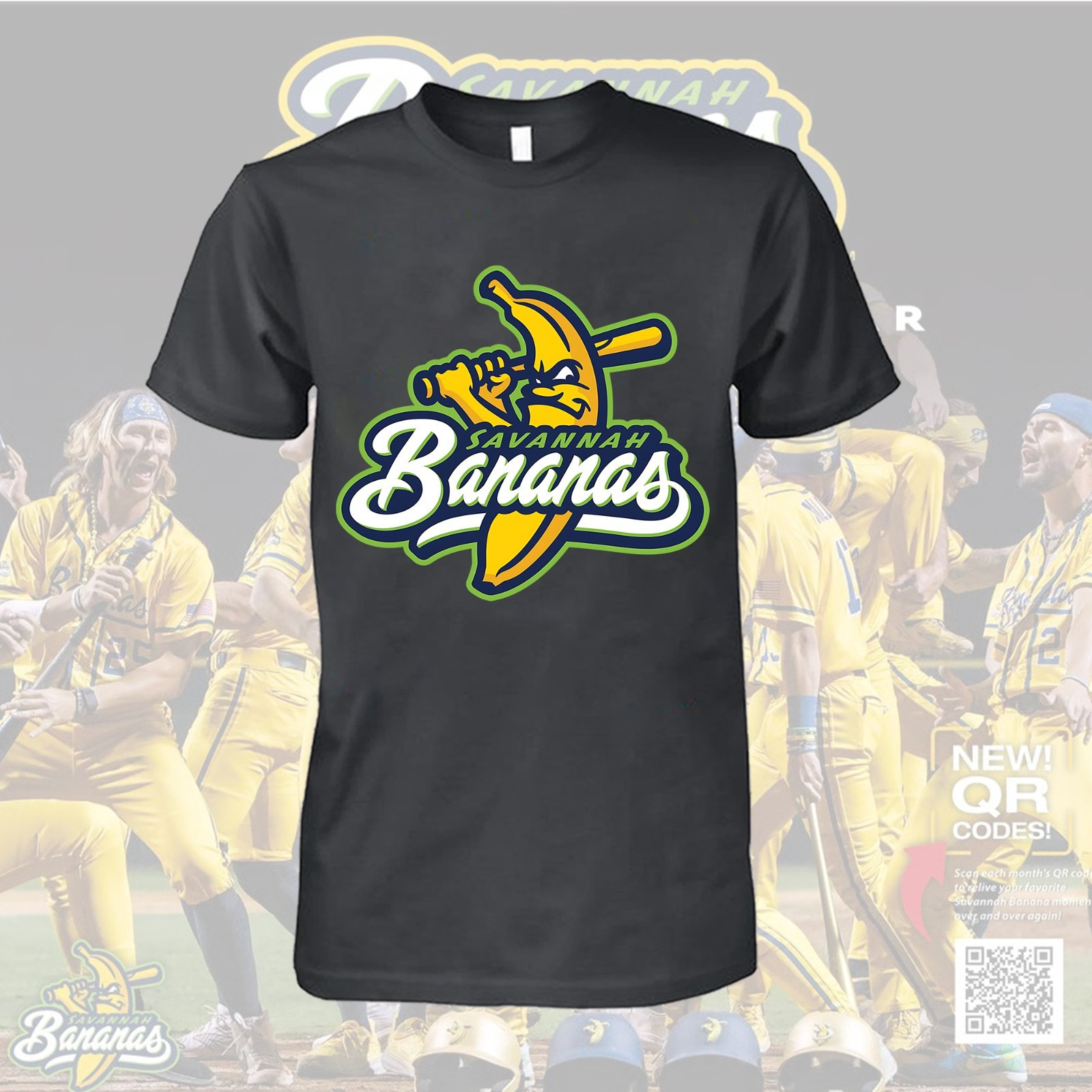 🎉FASTSHIP- Savannah Bananas Team AOP Gift For Fans Full Size S_5XL Full Color