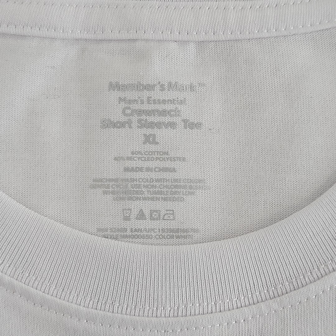 Member&rsquo;s Mark Men&rsquo;s XL Essential Crew Neck Short Sleeve T-Shirt Soft Luxe NEW