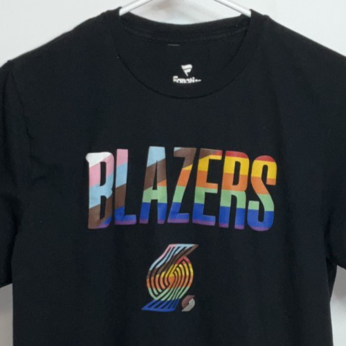 Portland Trail Blazers Short Sleeve T-Shirt Adult Small Black