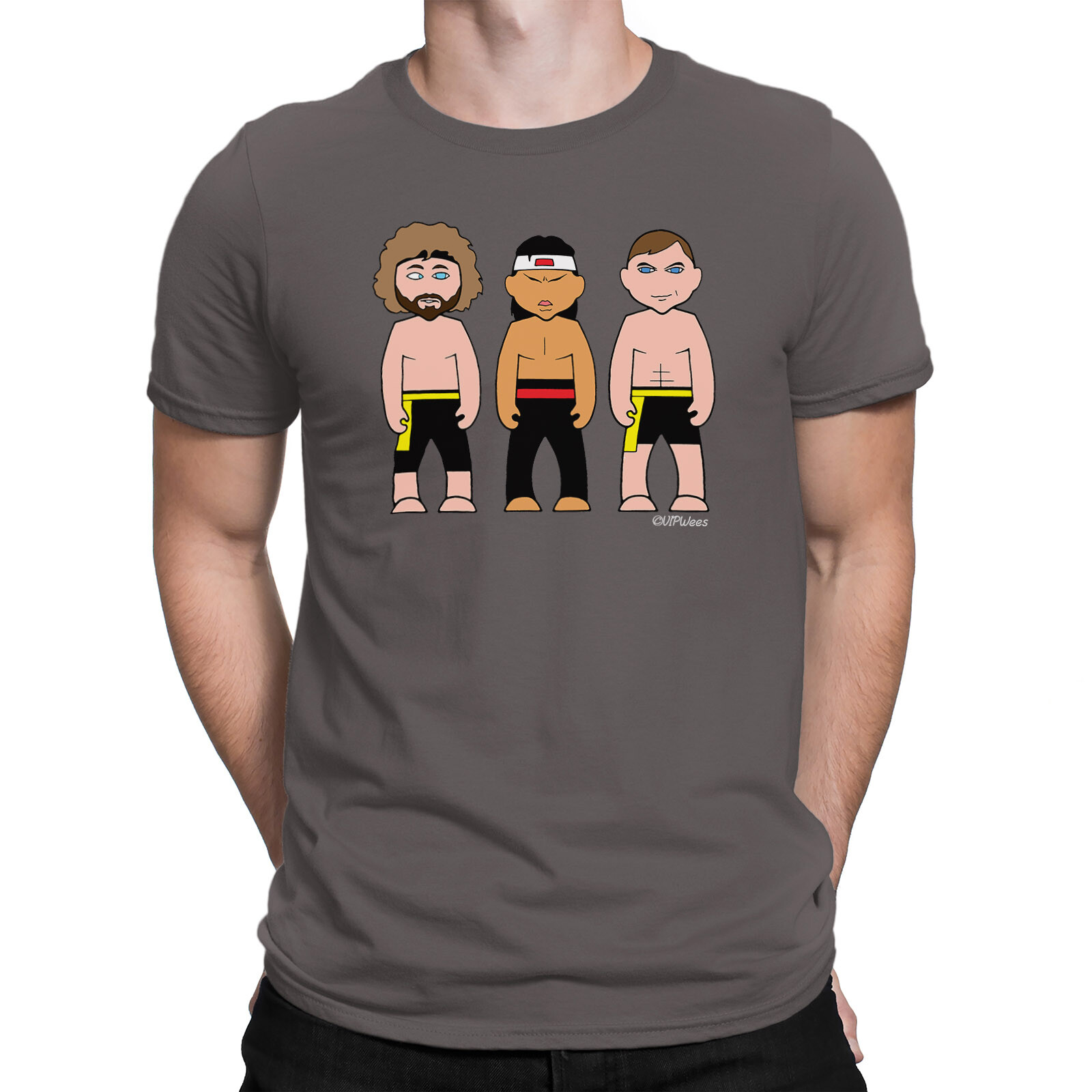 Mens Quality T-Shirt VIPwees KUMITE Warriors Fighting Inspired Martial Arts