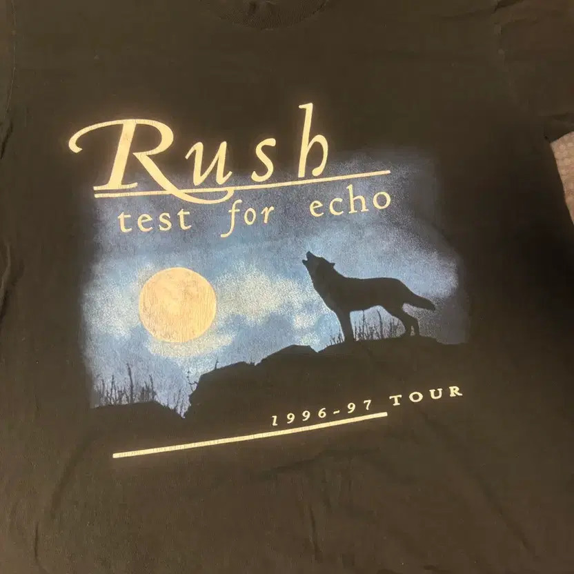 Rush USA 80s Test of Echo Gift family Black Unisex shirt D2263