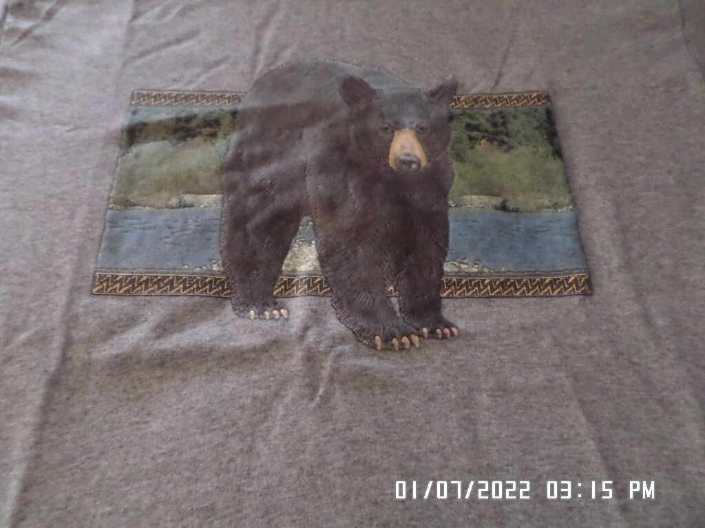 NEW T-Shirt: Black Bear Walking (LOTS of Colors & Sizes)