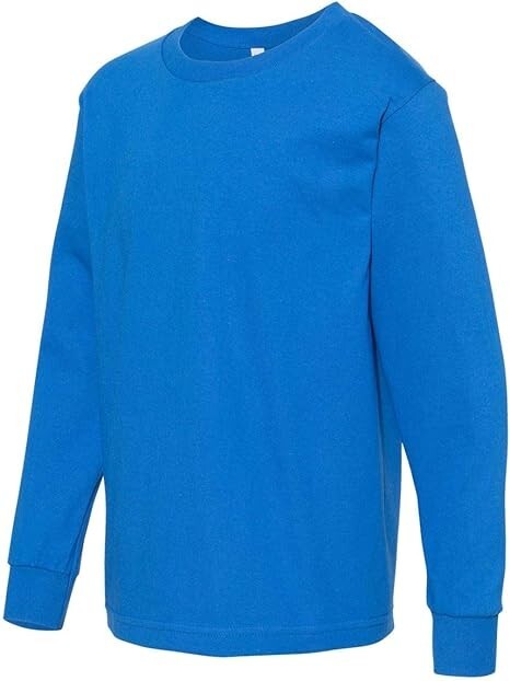 Alstyle 3384 Classic Youth Long Sleeve Tee Size – M