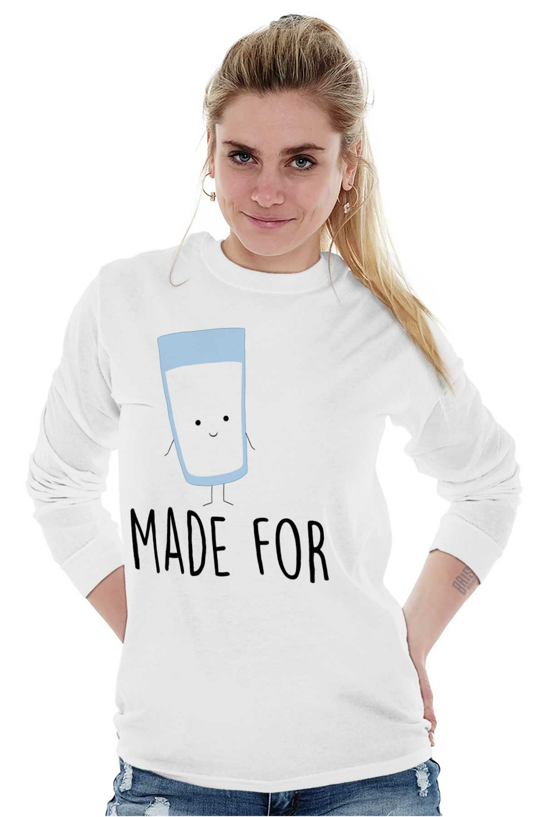 Relationship Boyfriend Girlfriend Matching Long Sleeve Tshirt for Men or Women