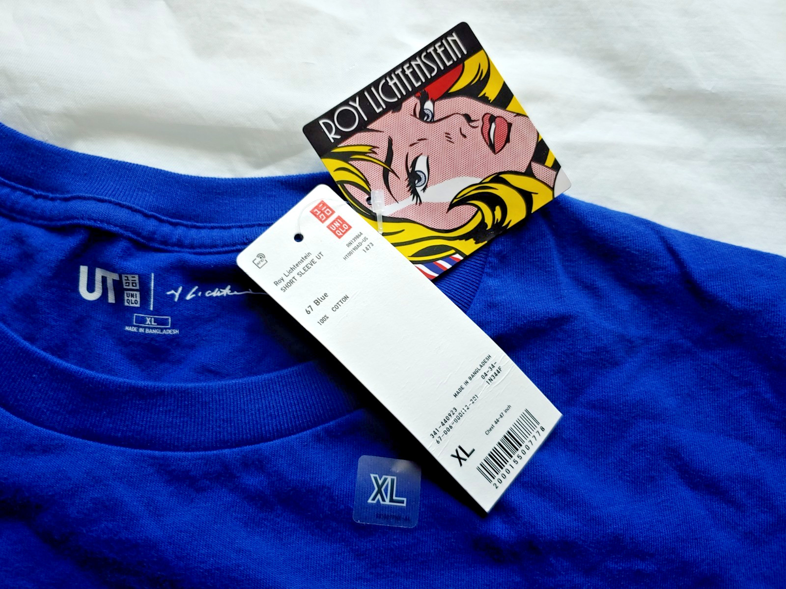 BNWT « I… I&rsquo;ll Think About It » Roy Lichtenstein X UT Uniqlo T-Shirt – Size XL