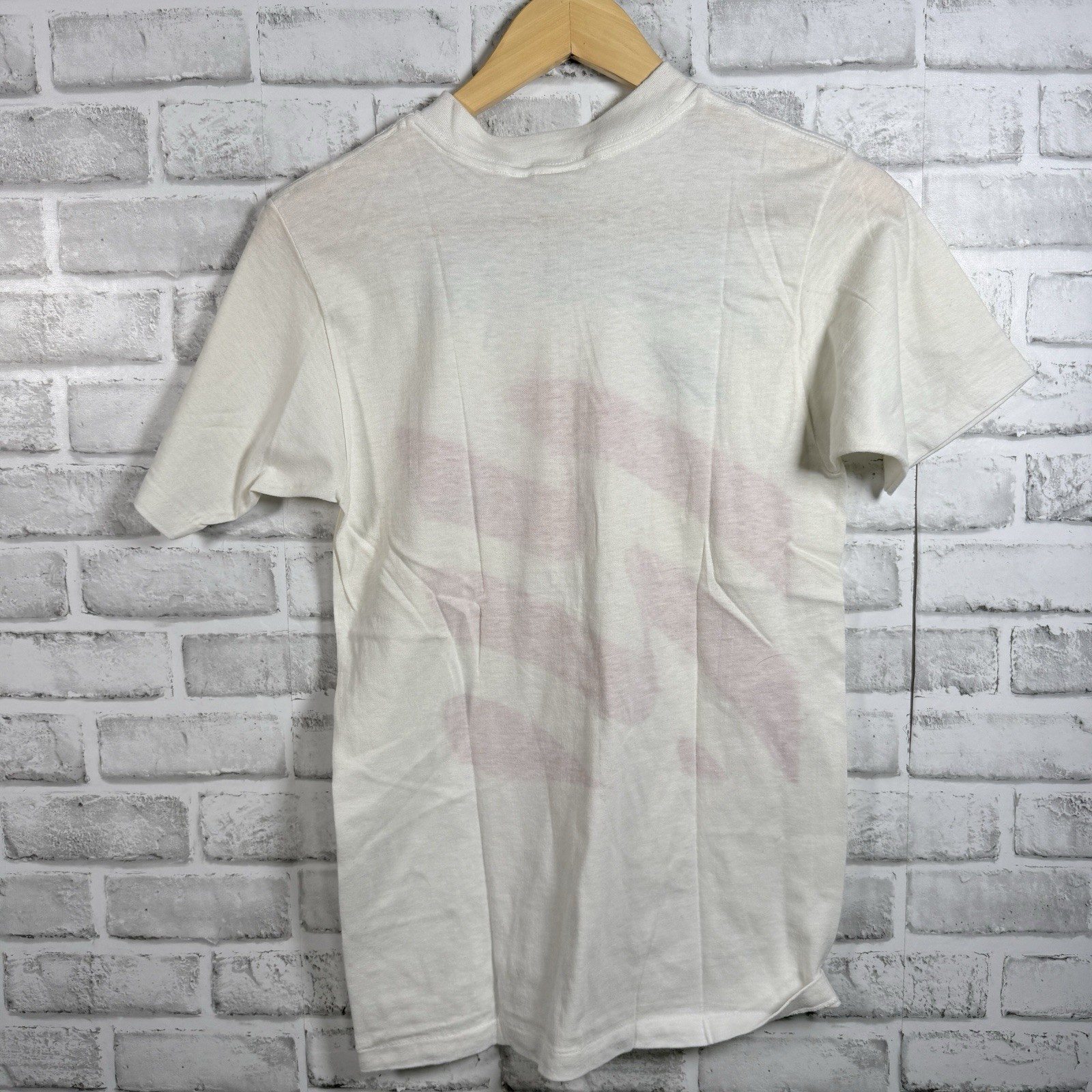 VTG Bantam White Freedom Run 1984 Graphic Tee Mens Size M USA Single Stitch