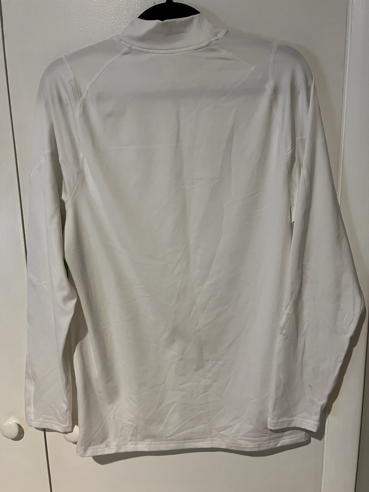 DSG Men&rsquo;s Cold Weather Compression Crew Neck Top White Base Layer Size Large