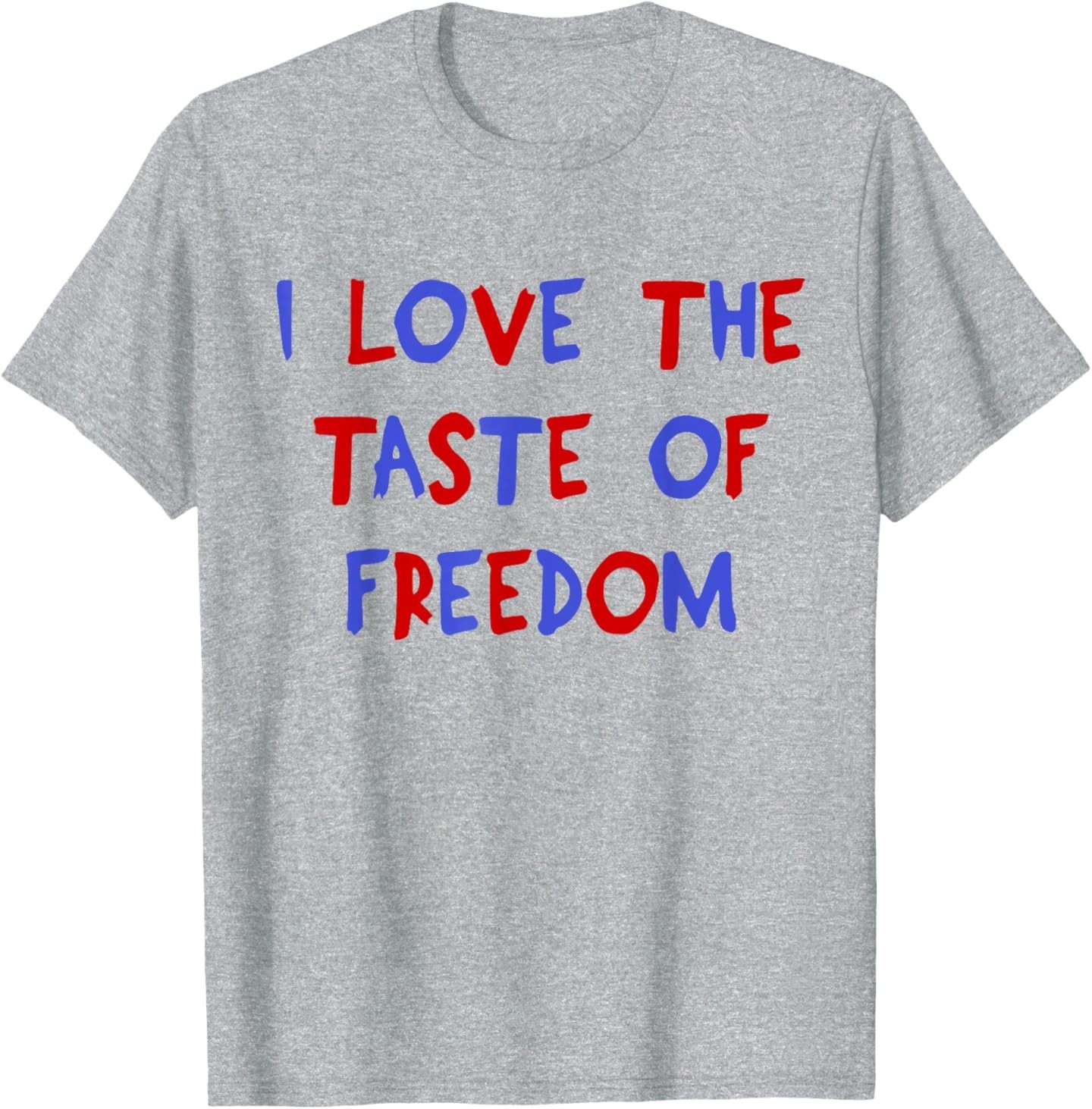I Love The Taste of Freedom – Matching Fourth of July Couple T-Shirt