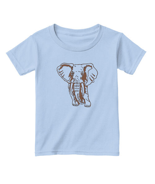 Elephant T-Shirt Made in the USA Size S to 5XL