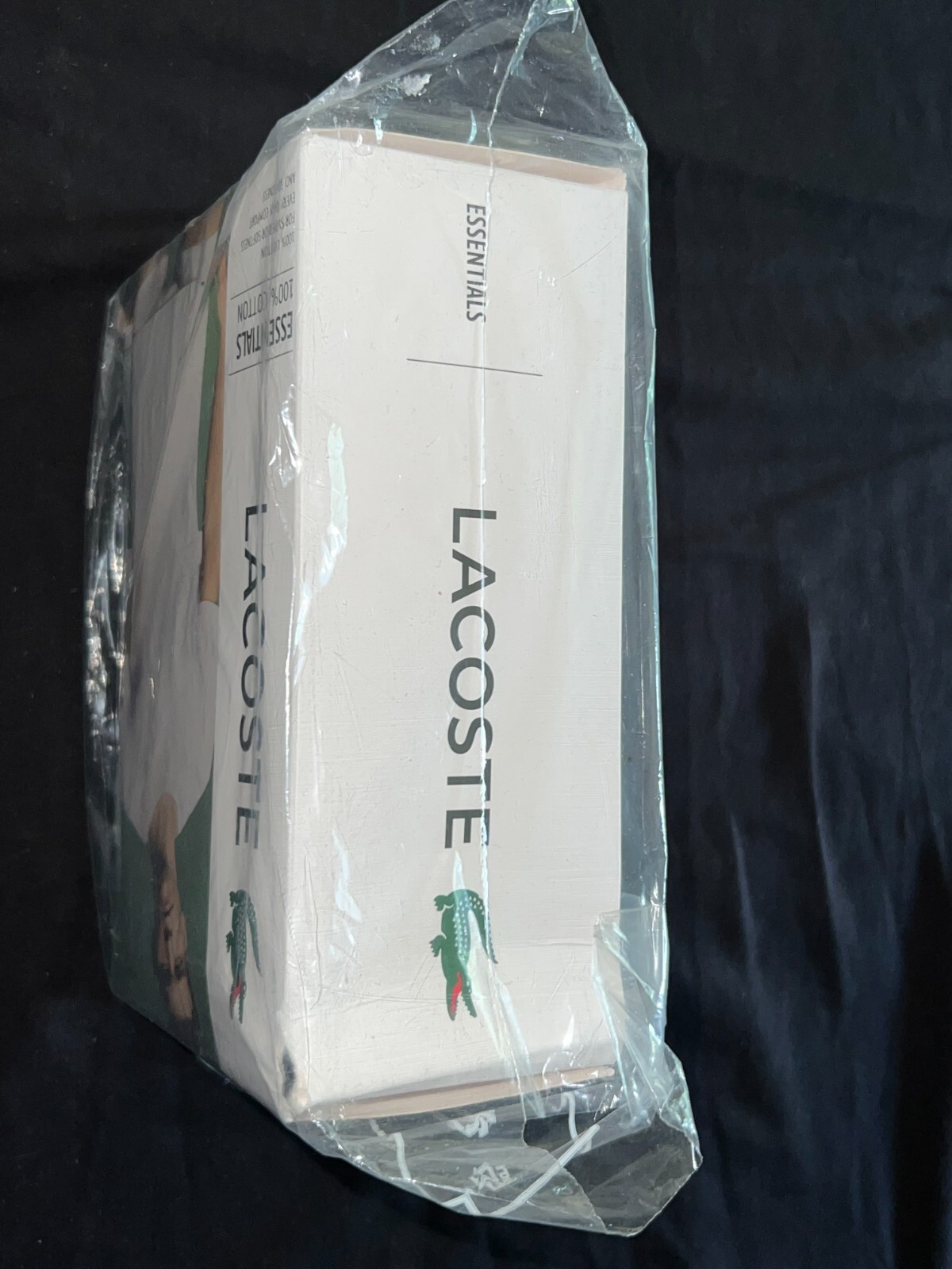 Lacoste Men Essentials 3 Pk Regular Fit Crew Neck T-Shirt Black TH3451-51 031