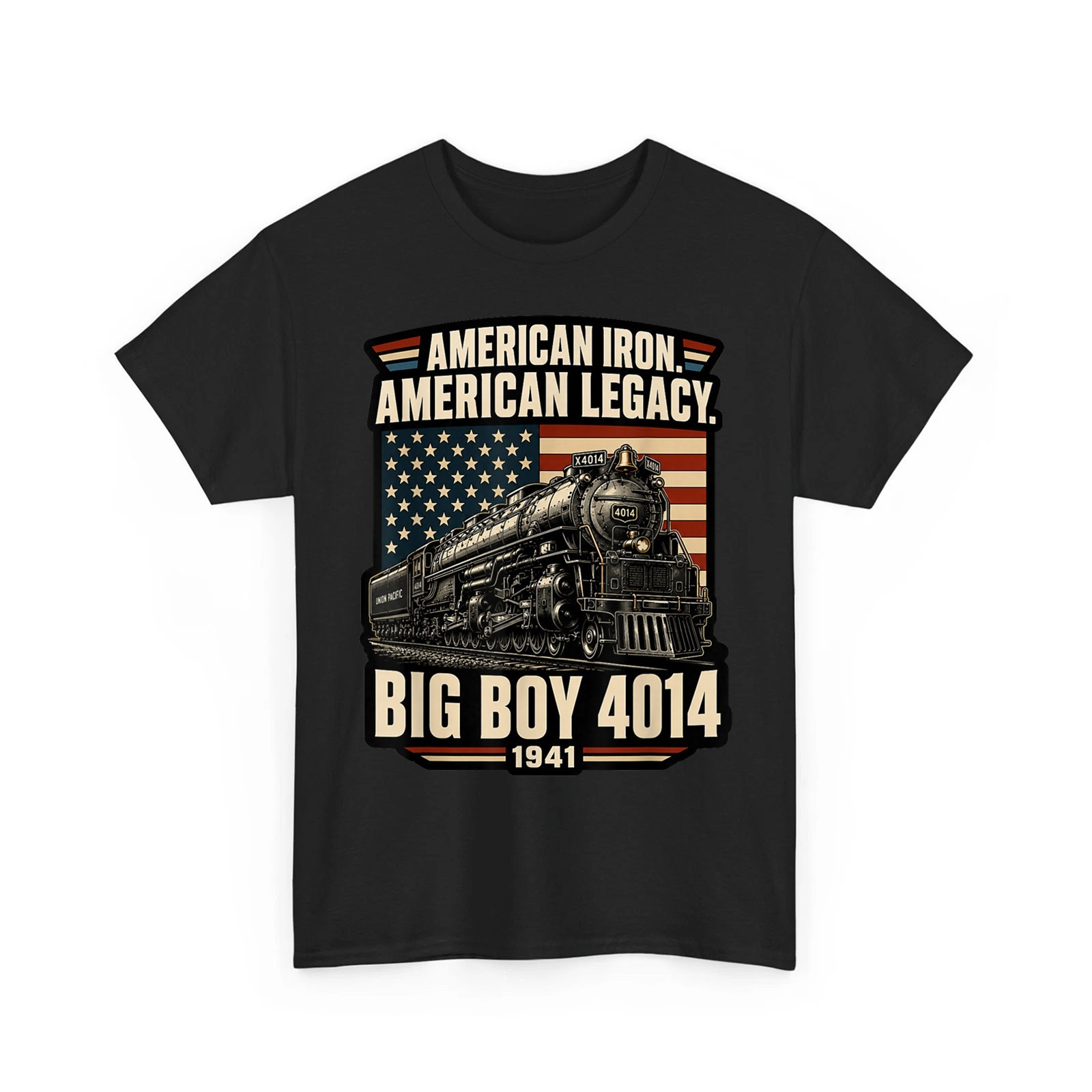 Big Boy 4014 Steam Locomotive Vintage American Railroad Unisex T-Shirt