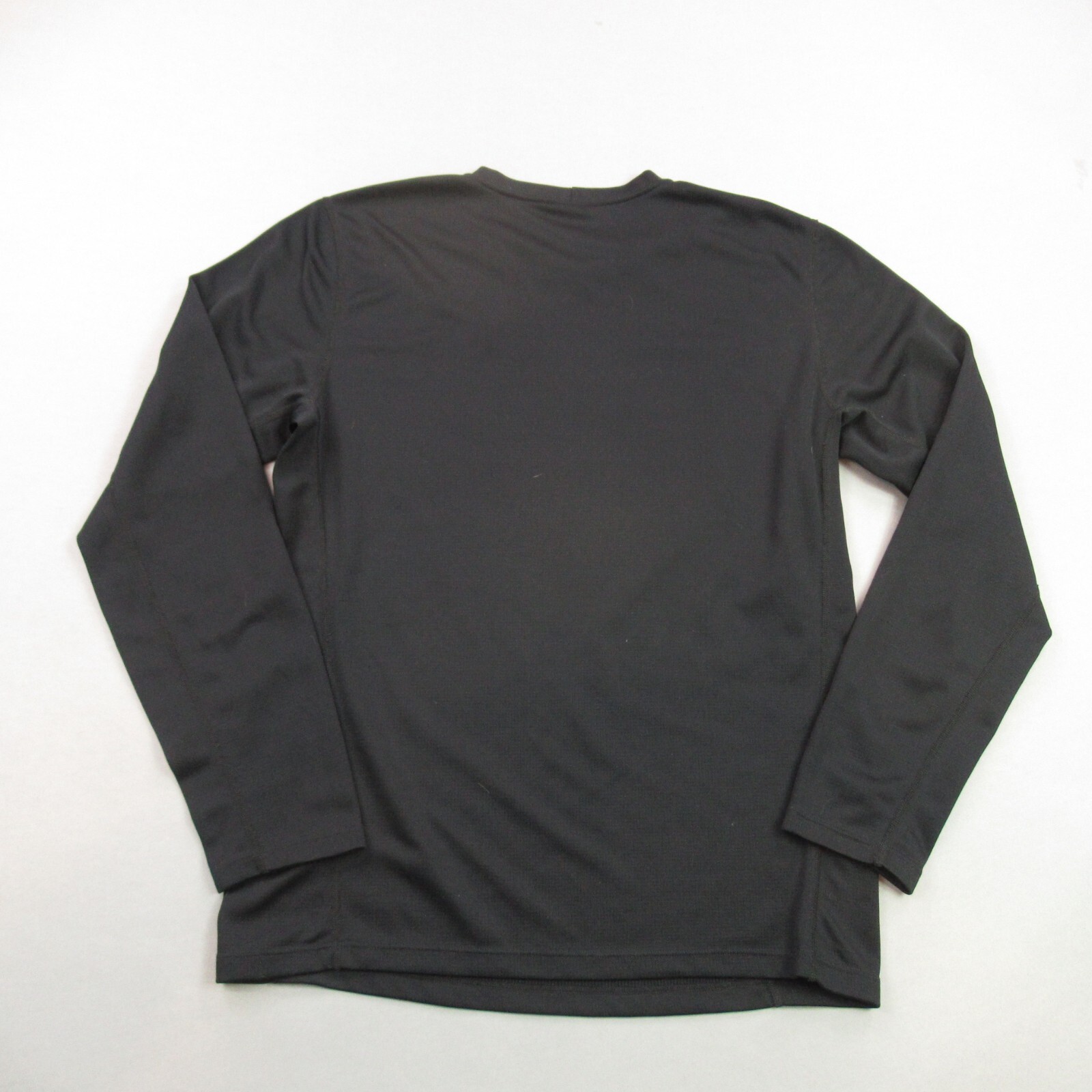 REI Shirt Mens Medium Black Long Sleeve Crew Neck Stretch Lightweight