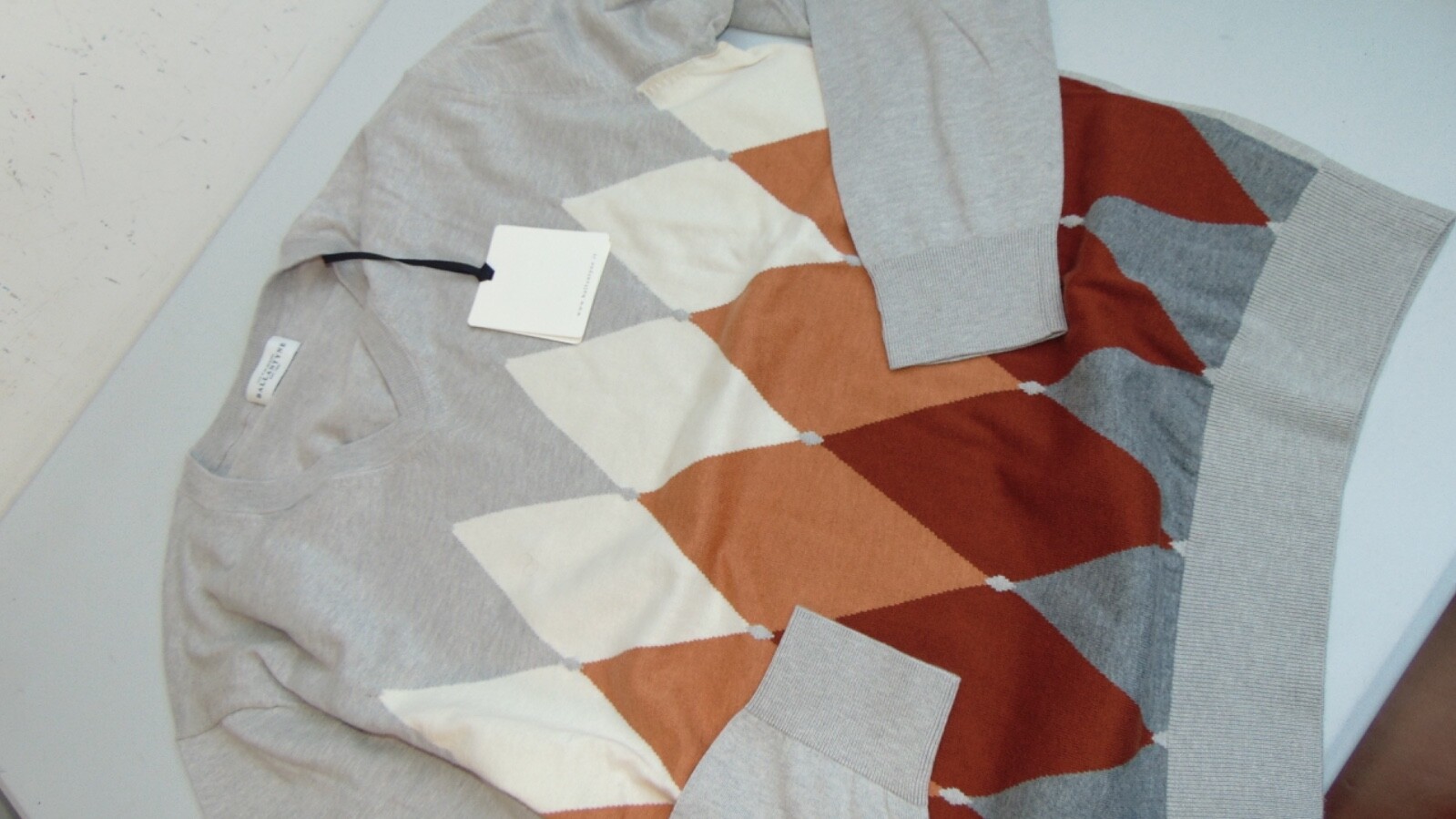 BALLANTYNE SWEATER XXL-54 COTTON NEW LOGO 550.00 CART. CERTILOGO K1