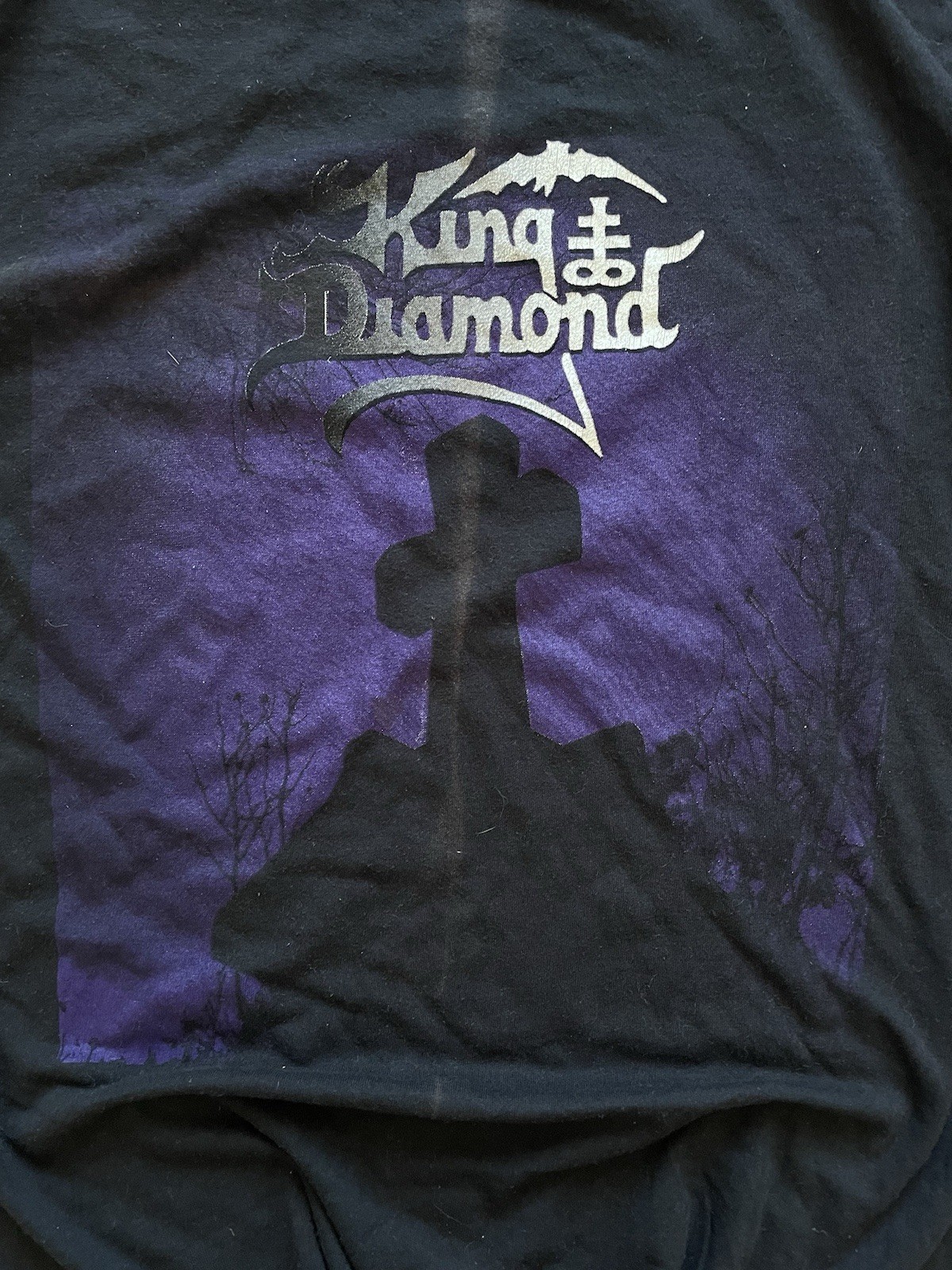 Vintage 1996 King Diamond Graveyard T-Shirt Size L Single Stich Screen Star 90’s