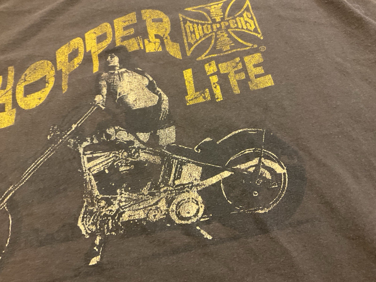 VTG West Coast Choppers Shirt Tee Mens XL Jesse James Motorcycle Chopper Life