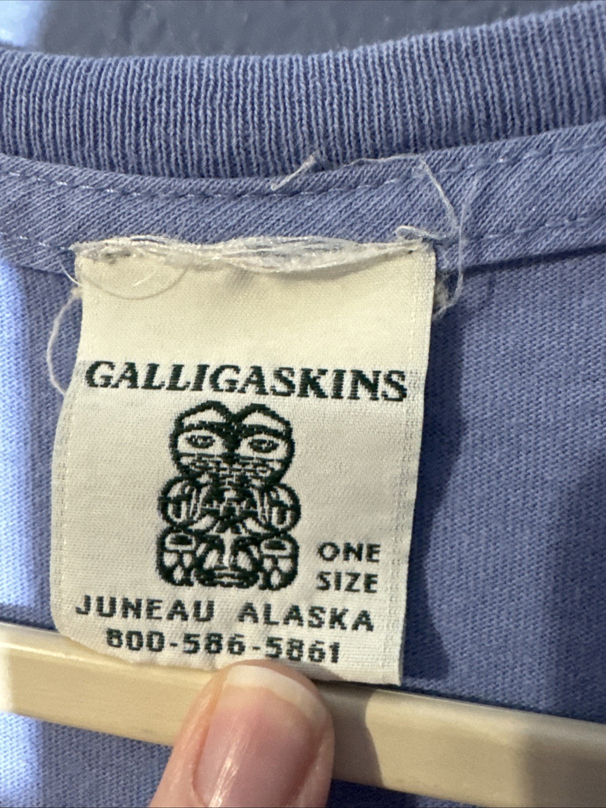 Vintage 90&rsquo;s OSFA Galligaskins Juneau Alaska Sleepshirt RARE Oversize Polar Bear