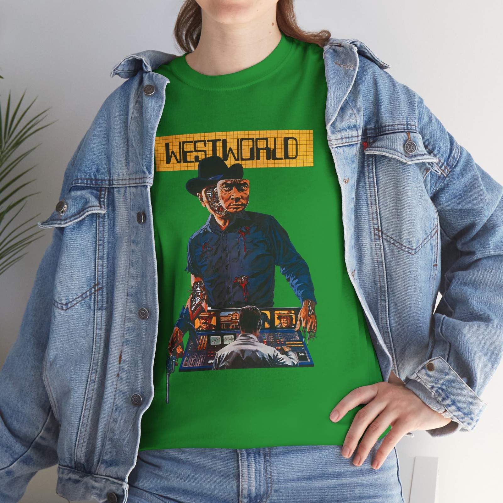 Westworld (1973) T-Shirt Sci-Fi Western Michael Crichton 70s