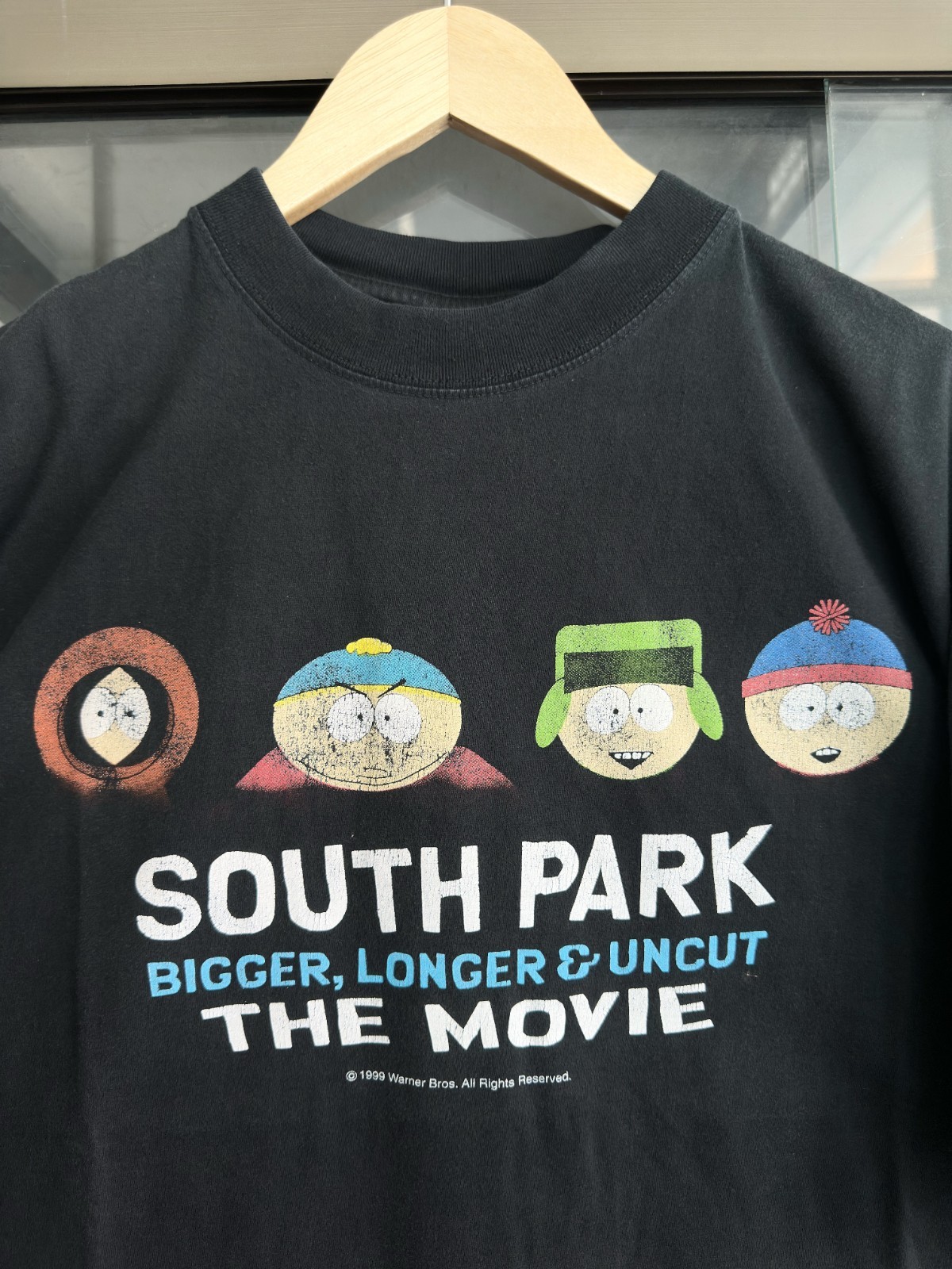 South Park Bigger Longer & Uncut Movie 1999 Vintage Blue Grape Shirt