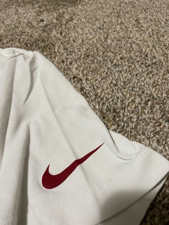 Nike Arizona Cardinals NFL Dri-FIT On-Field Apparel White Graphic T-Shirt Mens S
