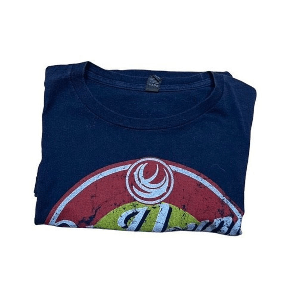 Tultex Mens Pre-Shrunk Cotton Eli Young Band Small Town Kid T-Shirt Black Medium