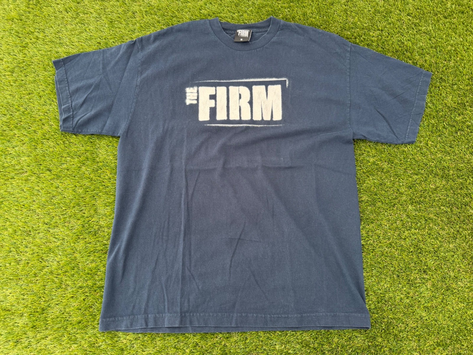 Vintage 90s Y2K The Firm Skateboarding « Stencil » Men&rsquo;s T-shirt Skate XL Tee