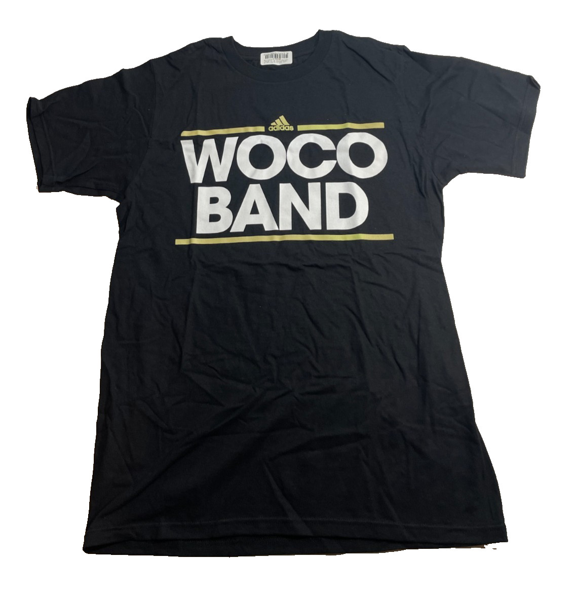 Adidas WOCO Band T-Shirt Men’s Medium Black Go-To Tee Short Sleeve Athletic