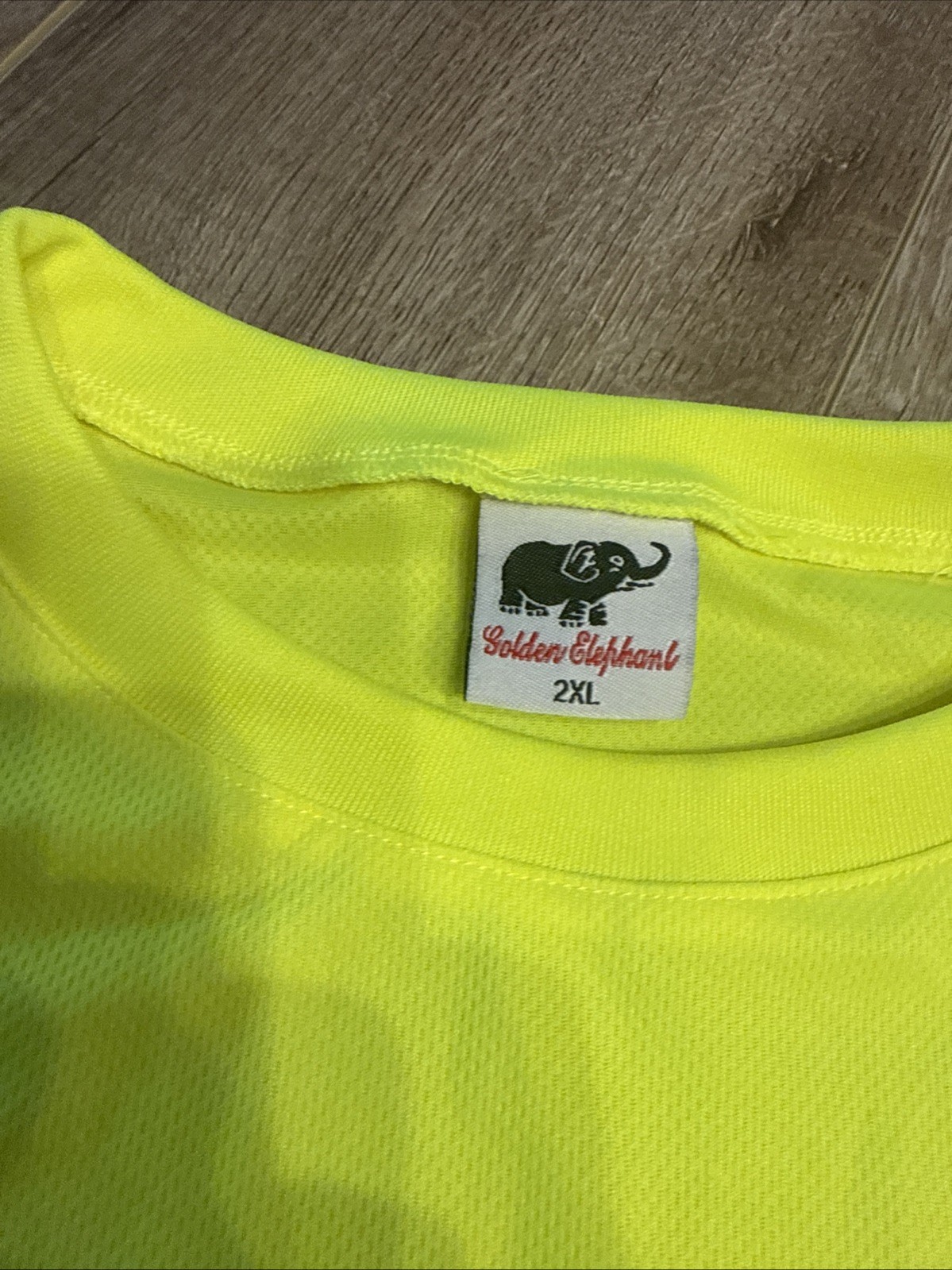High-Visibility Safety Shirt Chest Pocket Size 2X NEW