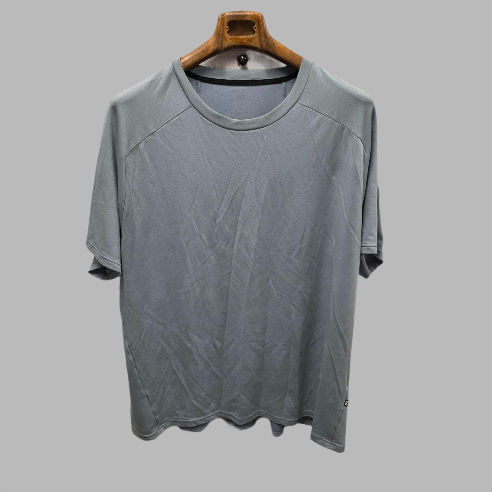 On Cloud Focus T-Shirt Mens 2XL Blue Short Sleeve Athletic Running Tee 26.5×31