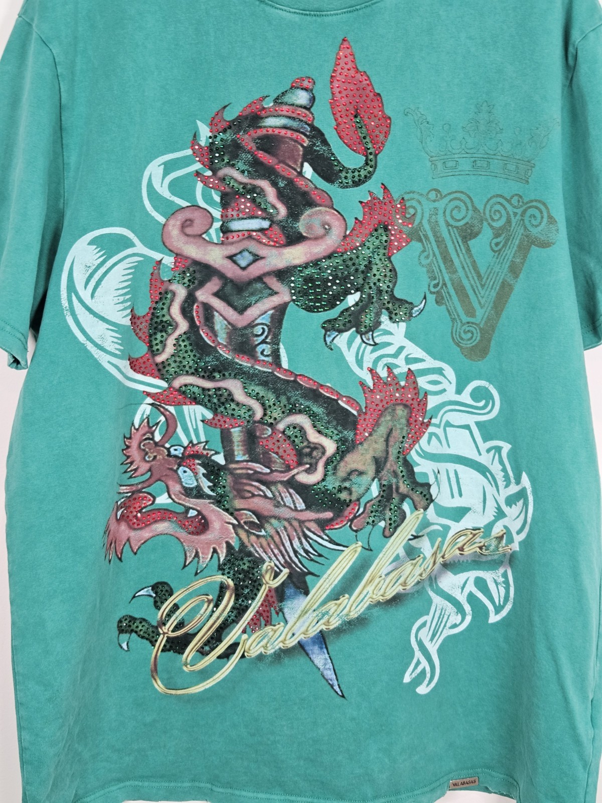 Valabasas Vintage Green T-Shirt Size XLARGE