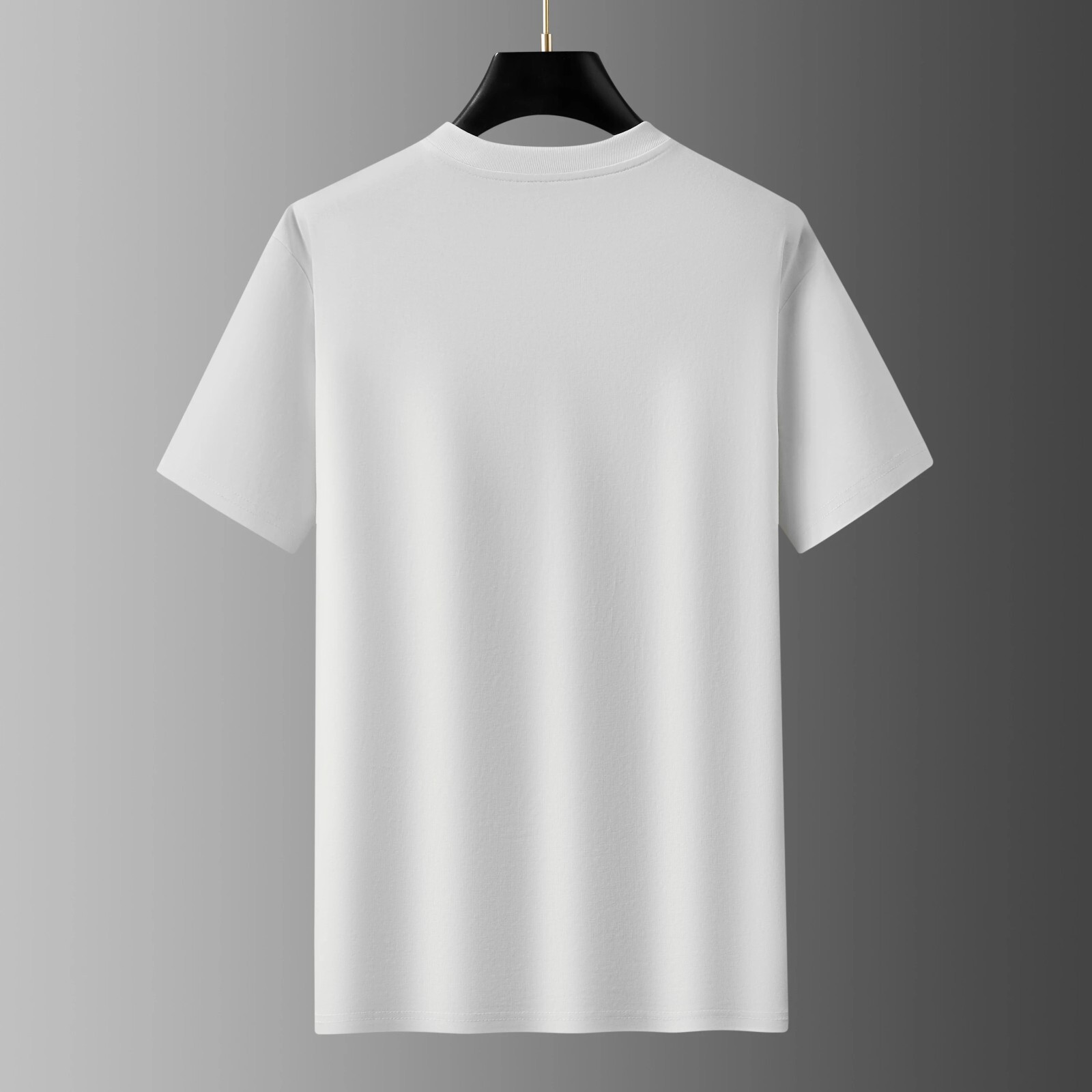 New Fashion Trend Embroidered Summer Short Sleeve Luxury Men Streetwear T-Shirt