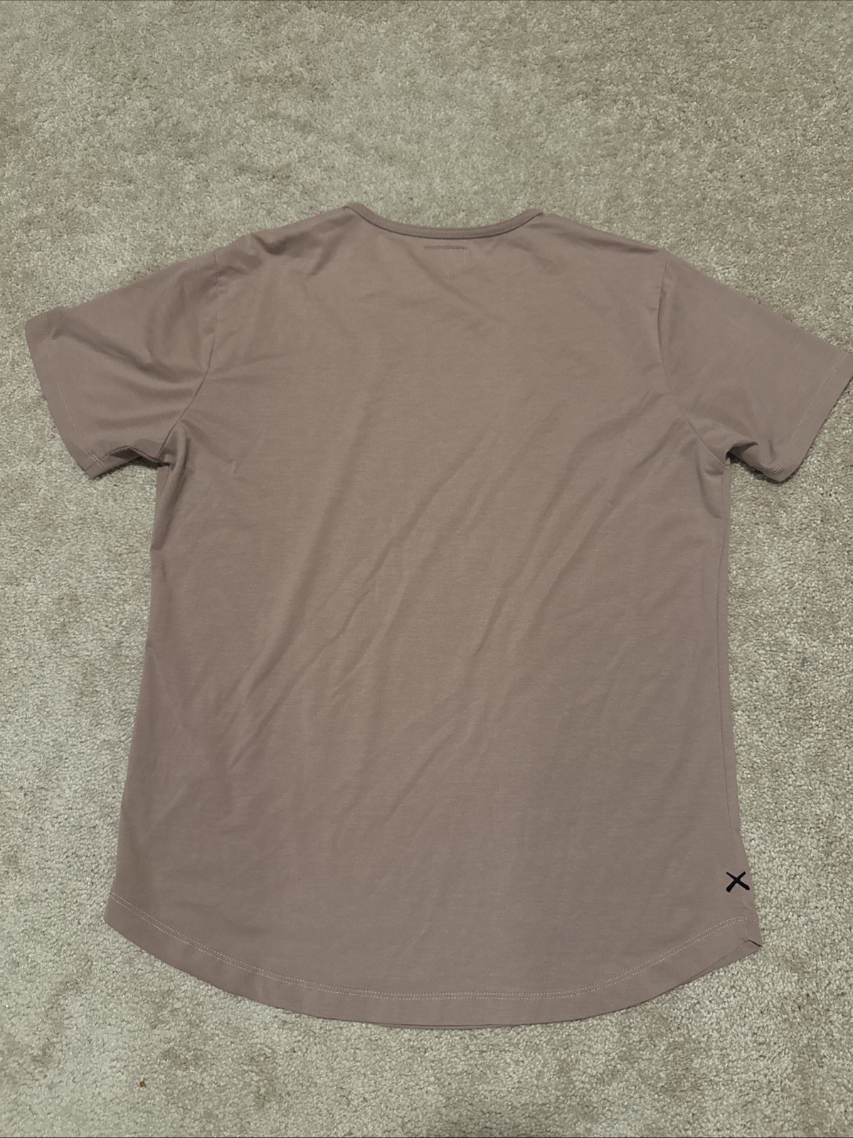Cuts Clothing Pink Mulberry T-Shirt Mens XL Curve Hem PYCA PRO