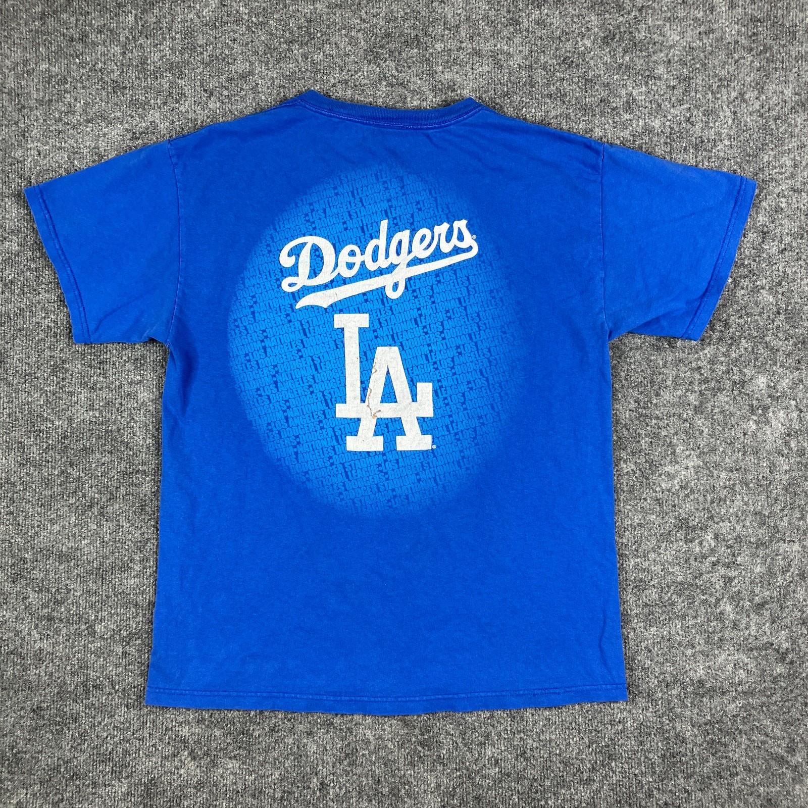MLB Dodgers T-Shirt Mens Size S Blue Baseball Genuine Graphic Tee