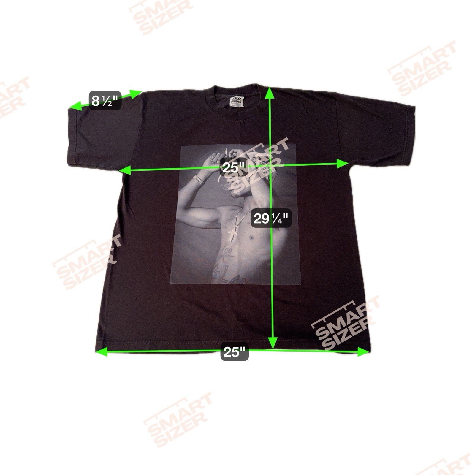 RaRE! 2Pac TUPAC Eyes Closed Smoking T Shirt Size XL Vintage Pro 5 Tag LOOK!