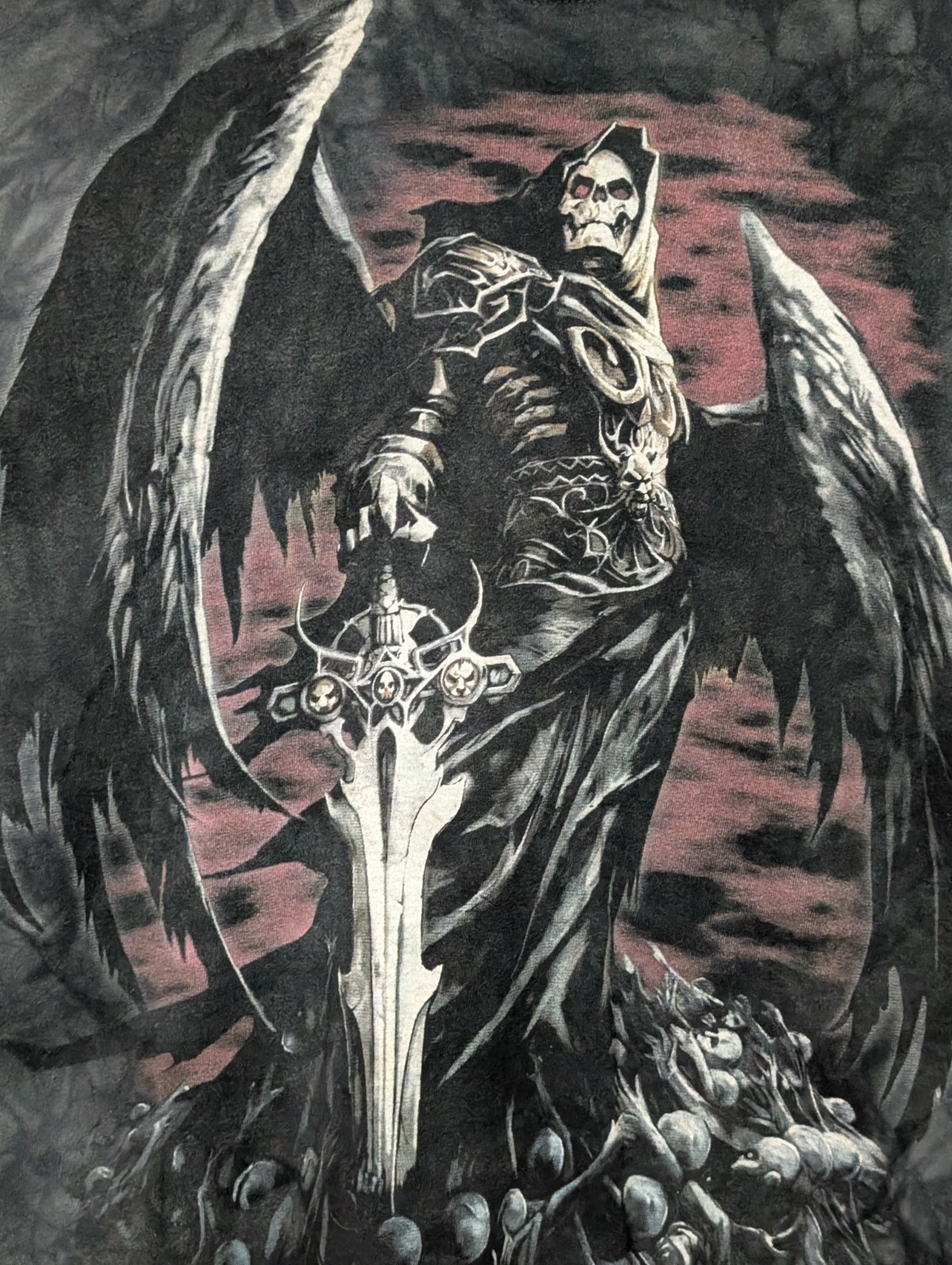 The Mountain Mens T-shirt Vintage 2005 Tie-Dye « Death Wish » Grim Reaper XL #6941
