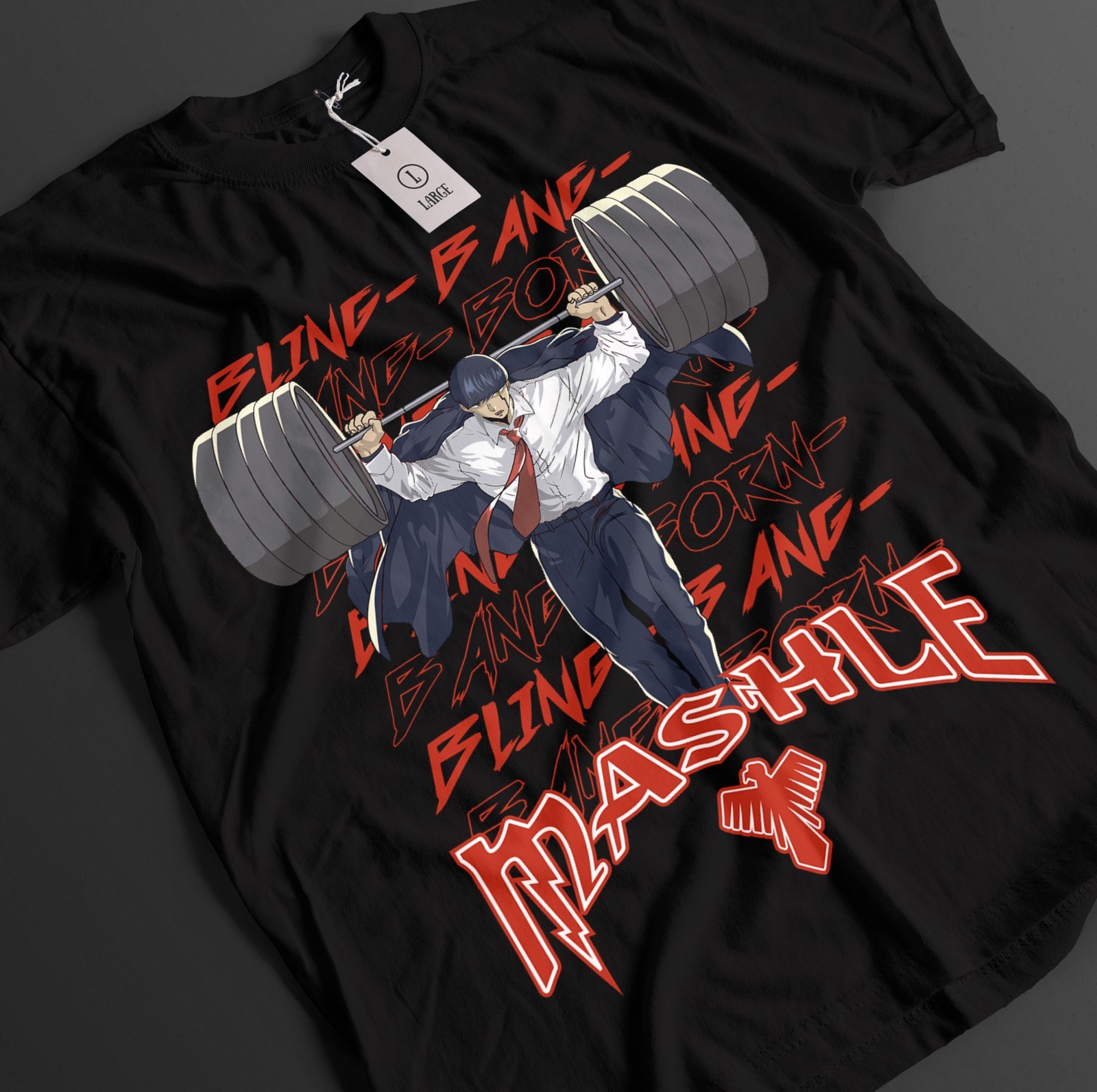 Mashle Shirt Mash Tshirt Lance T-Shirt Dot Top Finn Manga Abyss Anime Rayne Tee
