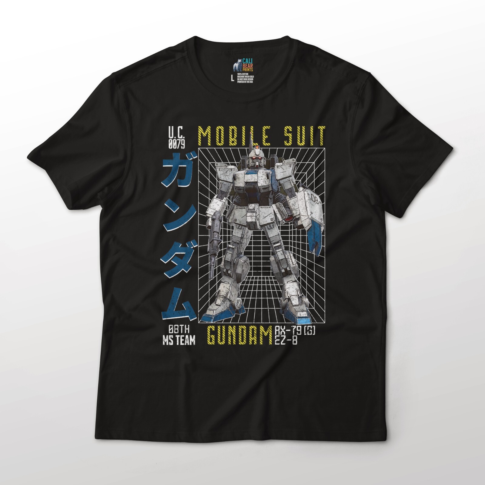 Mobile Suit Gundam EZ8 – 08th MS Team Anime Graphic Art Cotton T-Shirt