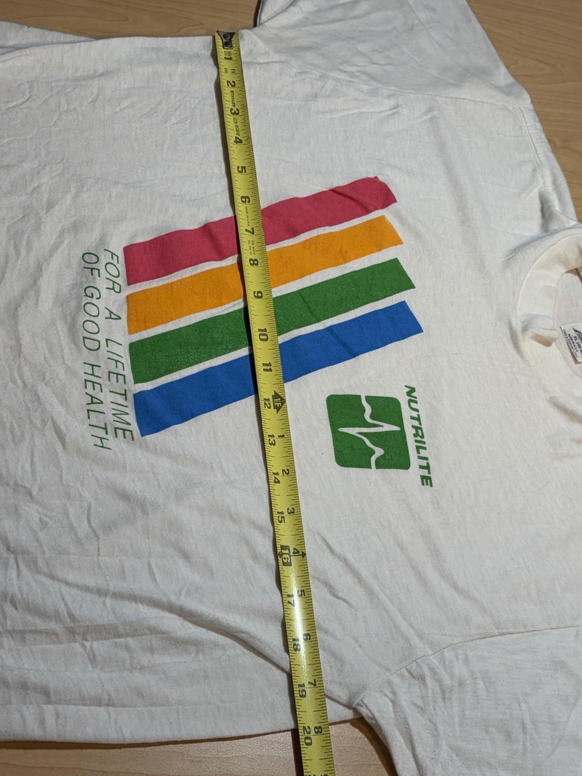 NUTRILITE Vintage Bantam T-Shirt Made USA Vitamins 80’s XL Good Health