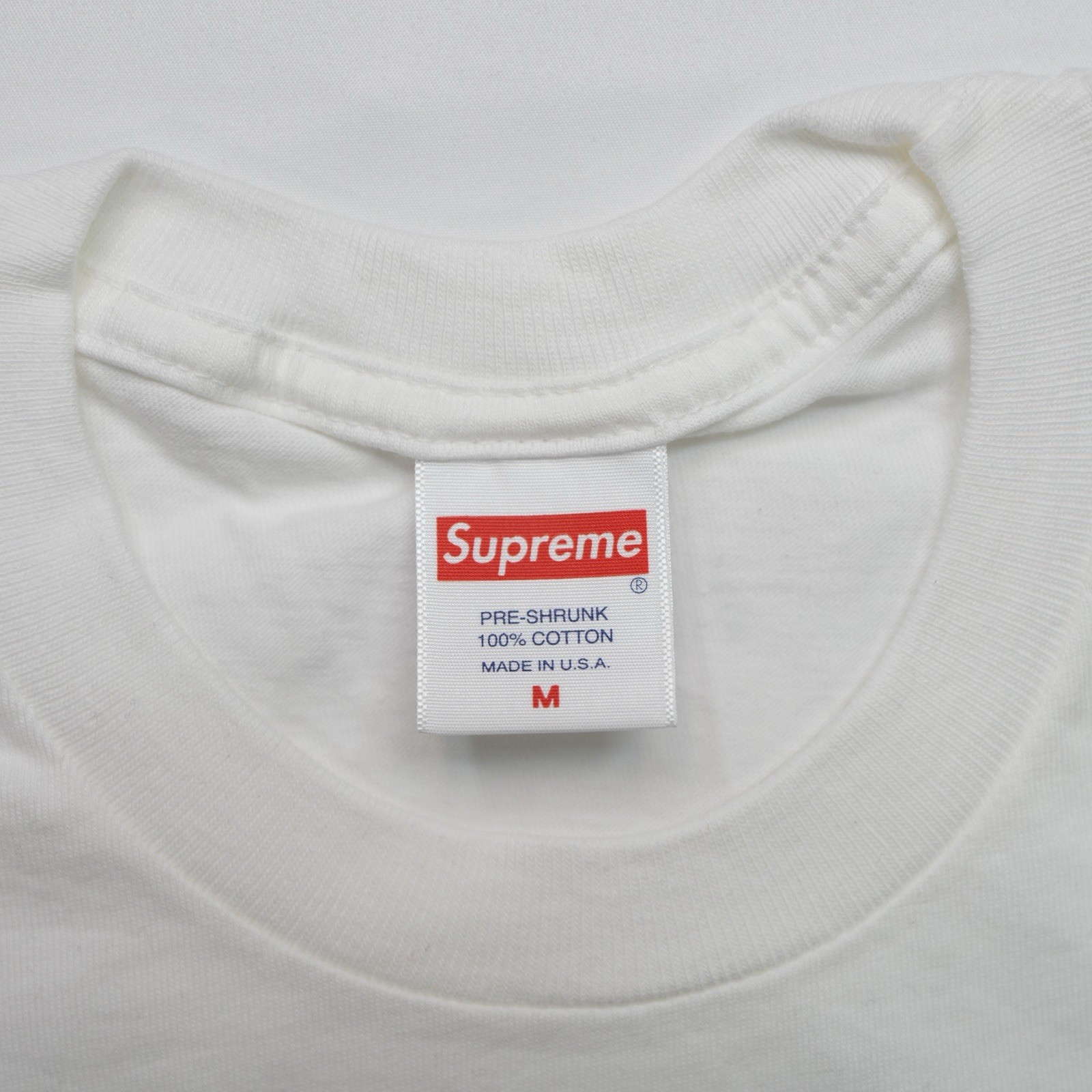 NWT Supreme Dicks Tee White Size Medium FW20 Made in USA 100% Authentic
