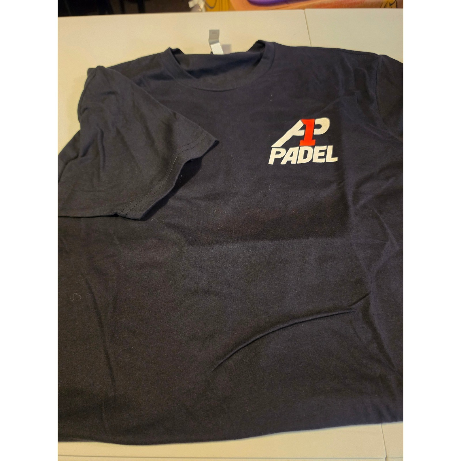 Next Level A1 Padel I Padel NY Graphic T-Shirt Mens Large Black Short Sleeve Tee