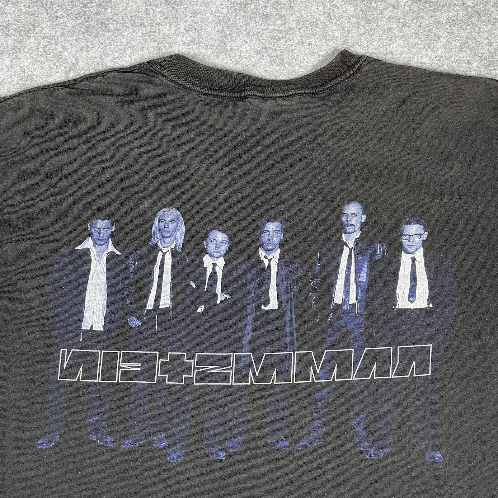 Vintage 1998 Rammstein Family Values Tour Shirt XL 90s Blue Grape Metal Band Tee