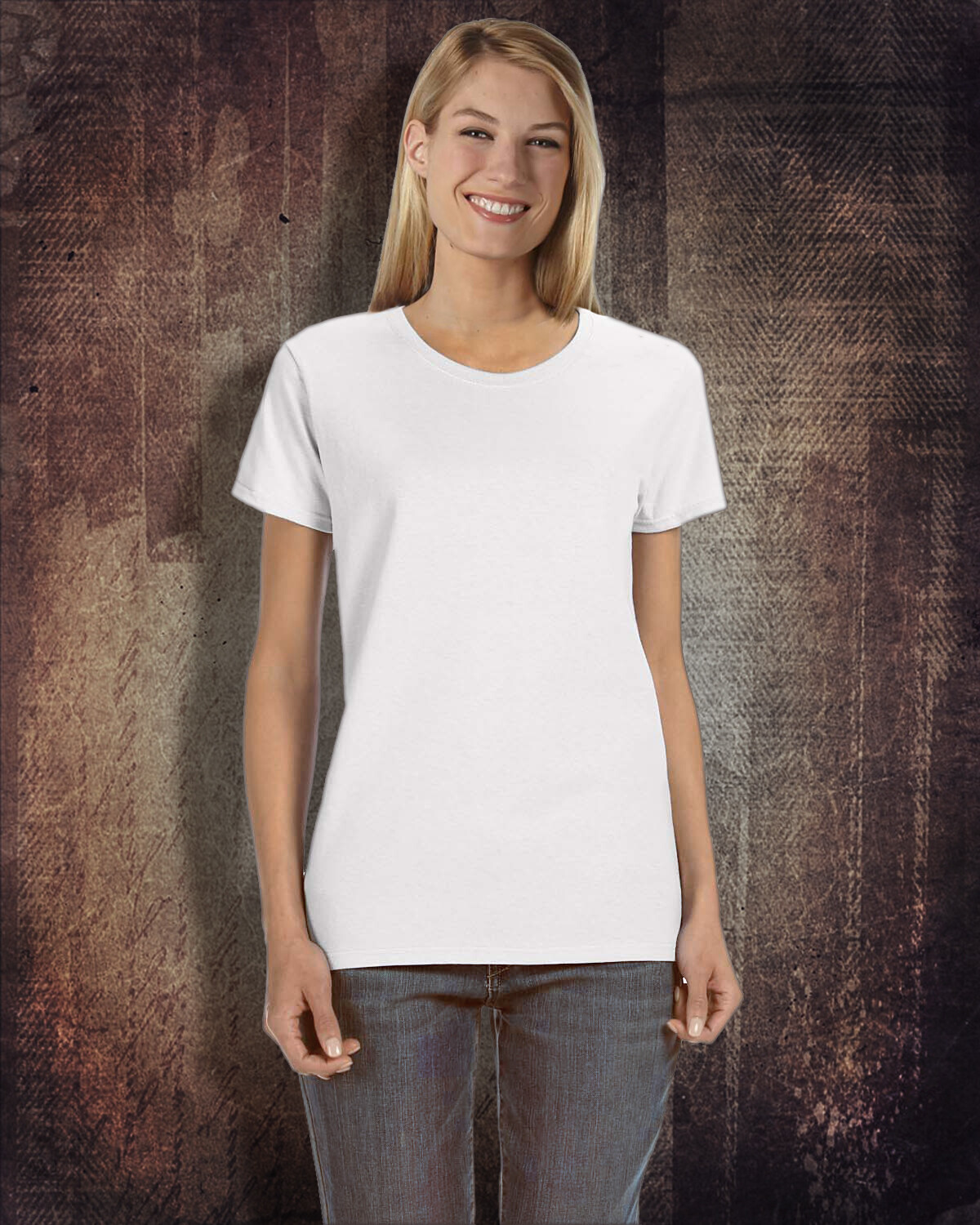 Women&rsquo;s Blank White Hanes 4.5 oz Ringspun Cotton T-shirts-Assorted Sizes 28 Pcs.