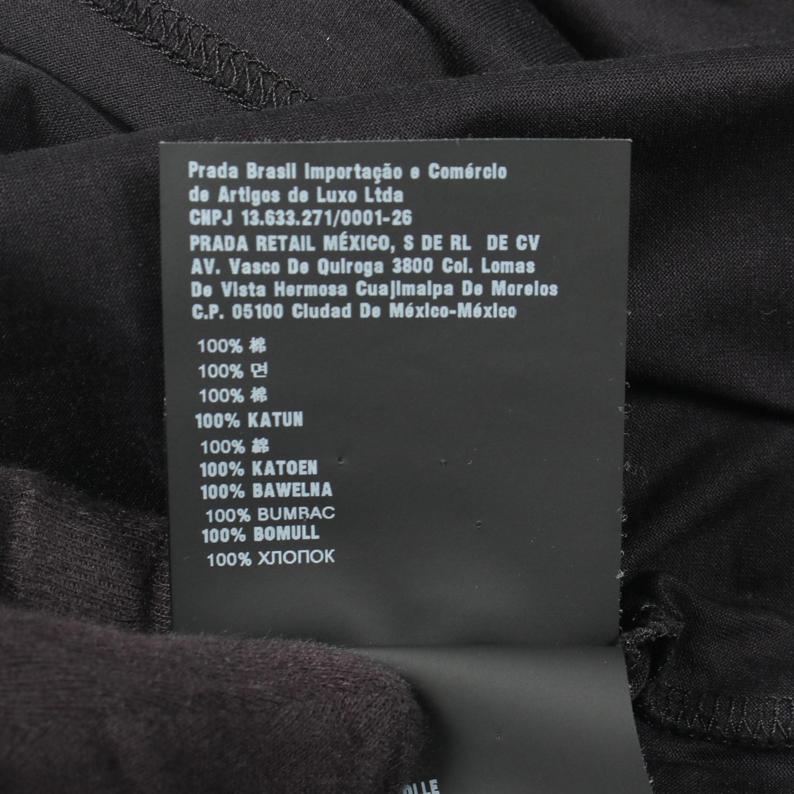Prada Cotton T Shirt – DUTY FREE