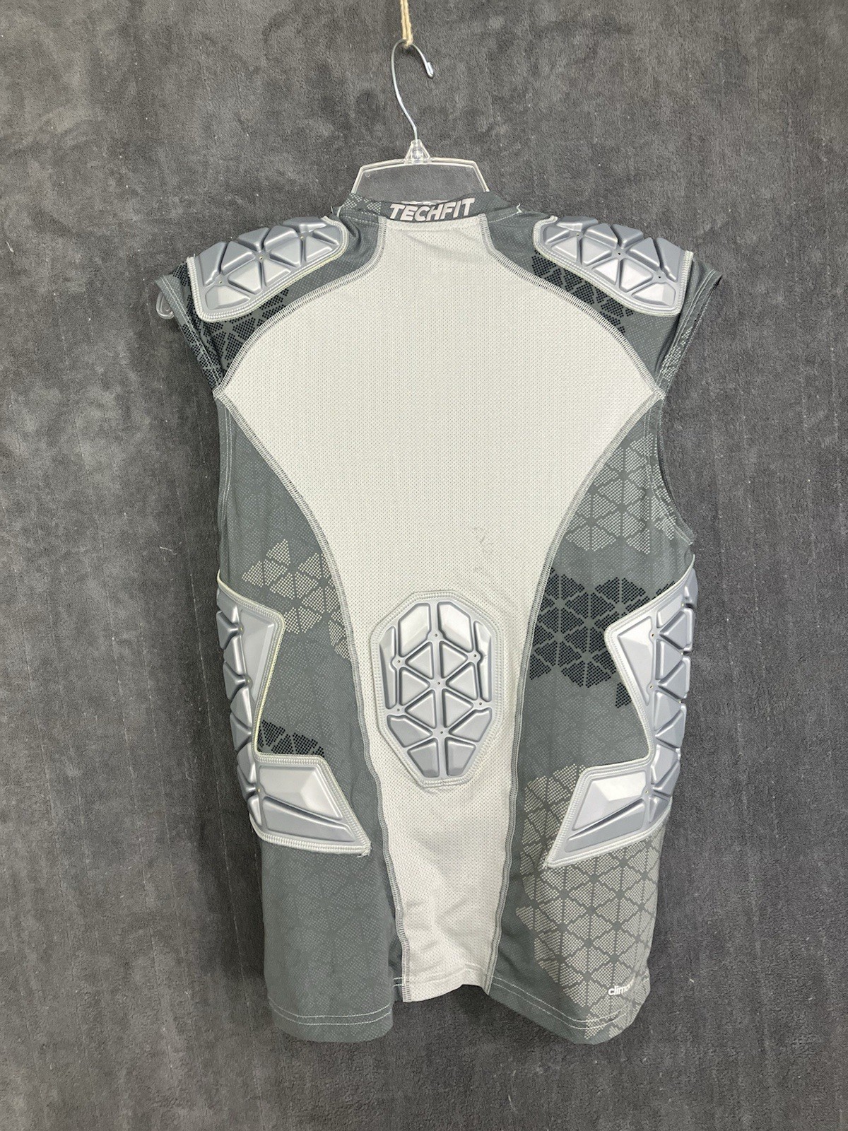 Adidas 5 Padded Football Shirt Mens Large Techfit Ironskin Compression Climacool