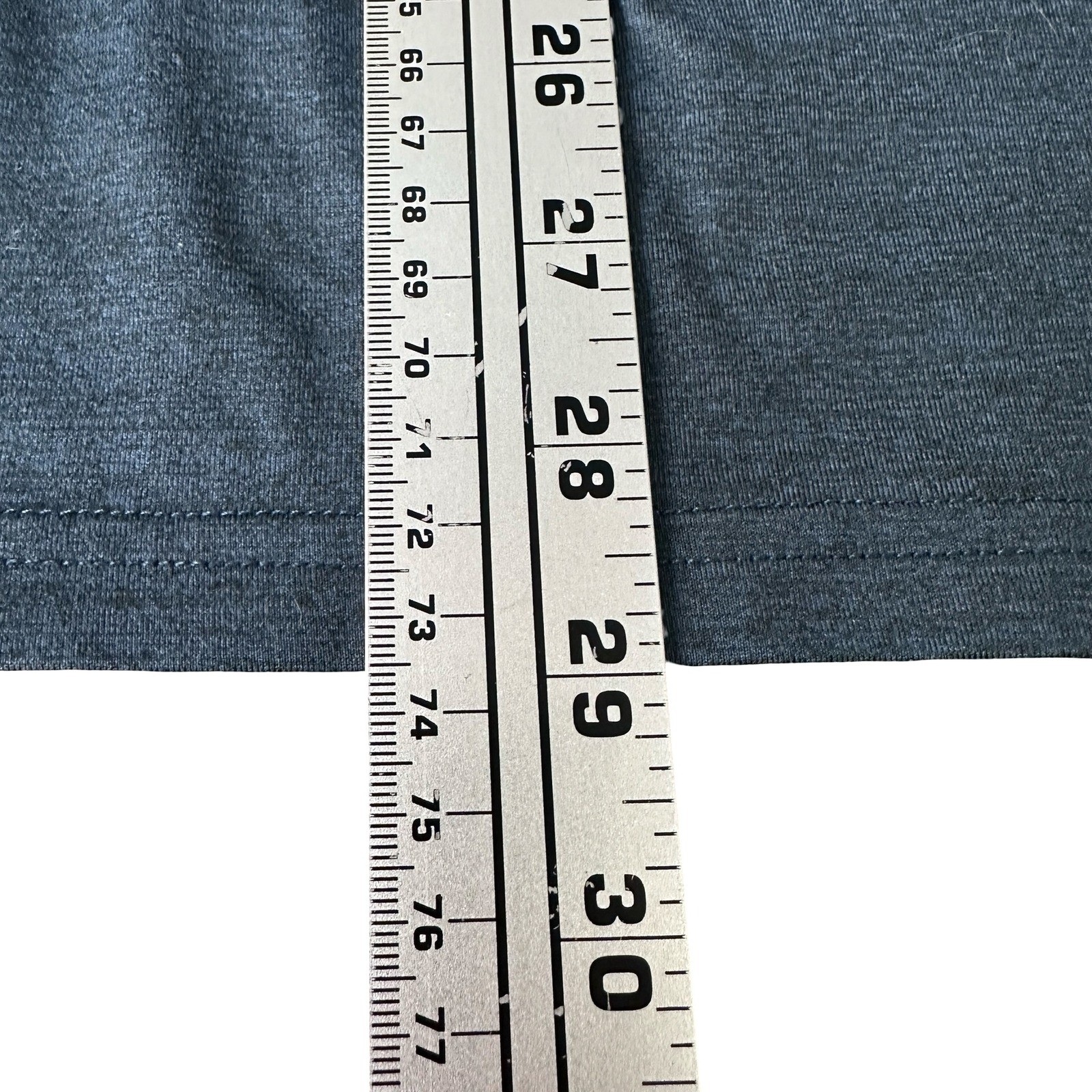 Quince Mens Recycled Performance Short Sleeve Crew Neck Tee Dark Blue Large
