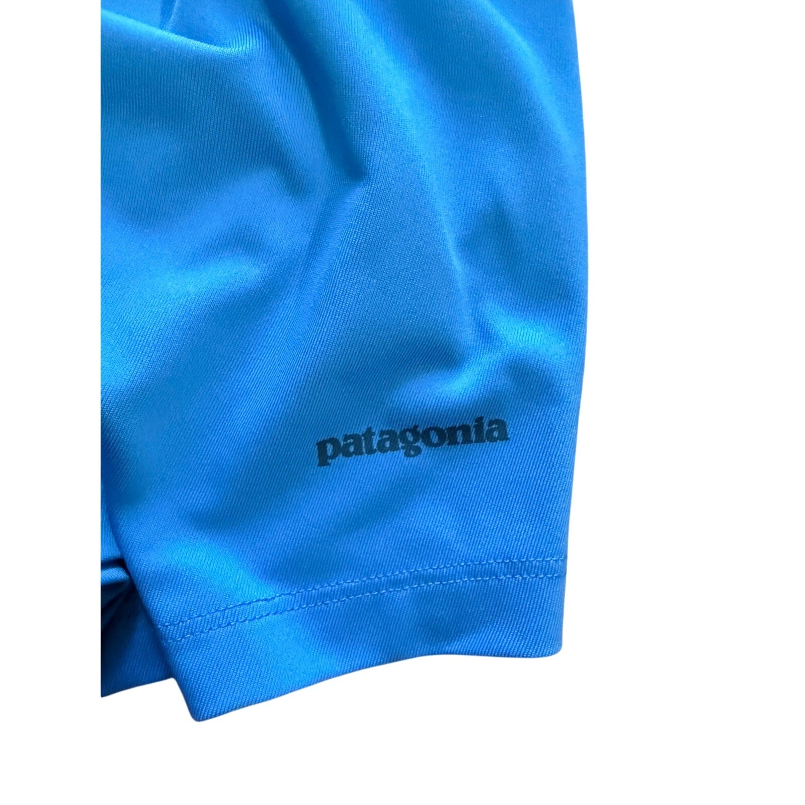 Patagonia Men&rsquo;s Long Sleeve Blue Spandex Jersey Shirt Sz L