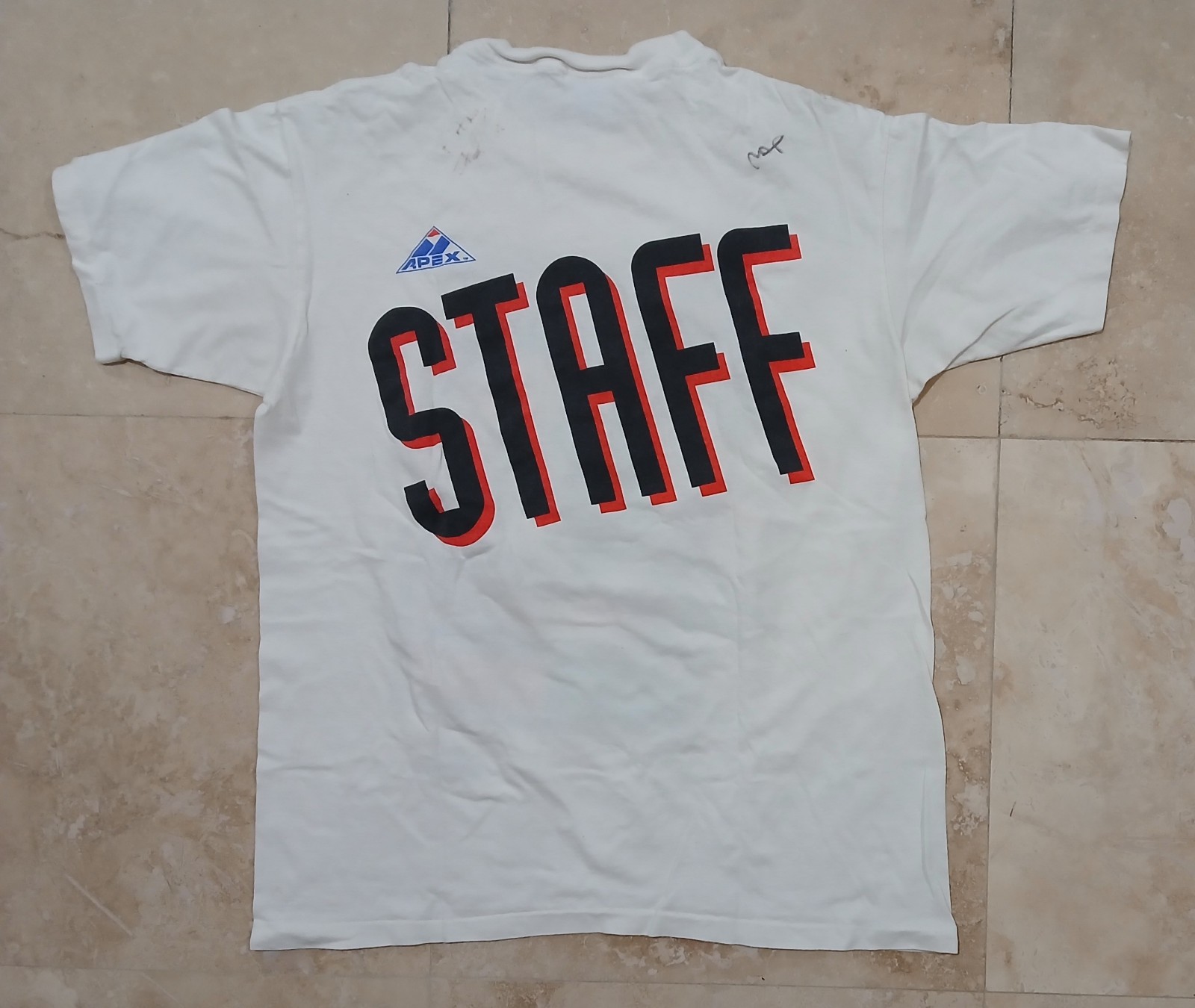 ** NOS Vintage Coca Cola 1994 World Cup Soccerfest STAFF T-Shirt LARGE 1990s **