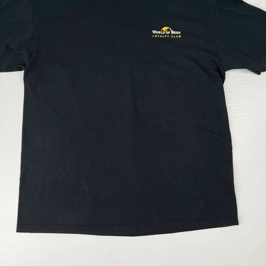 World Of Beer Shirt Men Large Loyalty Club 50 WOB Culture Work Party Gym Go