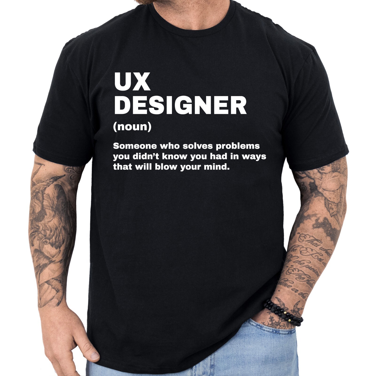 UX Designer Definition T-shirt Funny Gifts Profession Shirt Men & Women