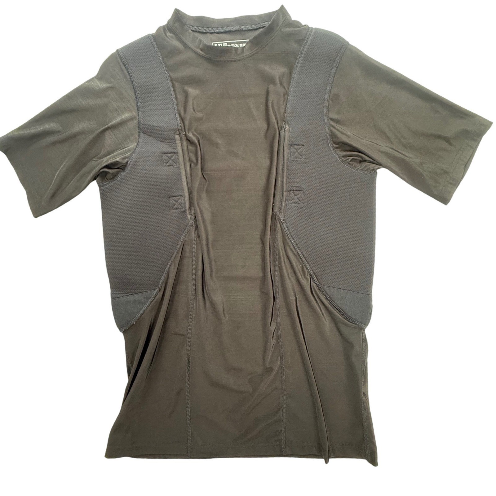 5.11 Tactical Series Men XL Holster Shirt Black Concealed Carry Compression Tee